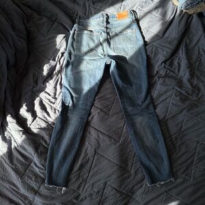 Madewell Dark Blue Skinny Jeans